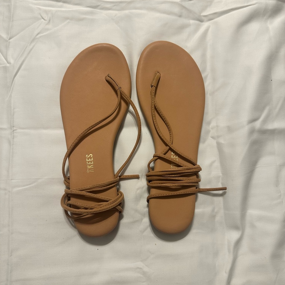 Tan Strappy Sandals